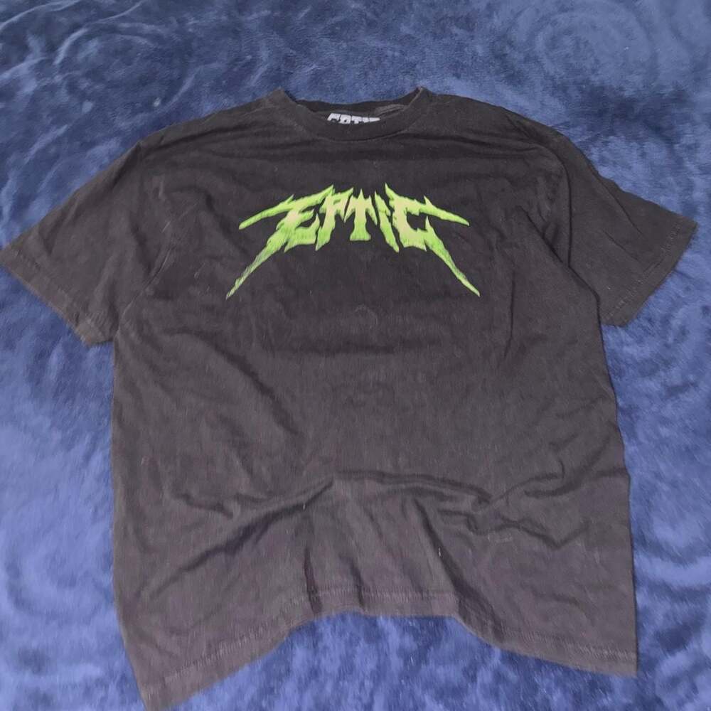 Eptic Hell On Earth Tour T-Shirt Black Green Size L